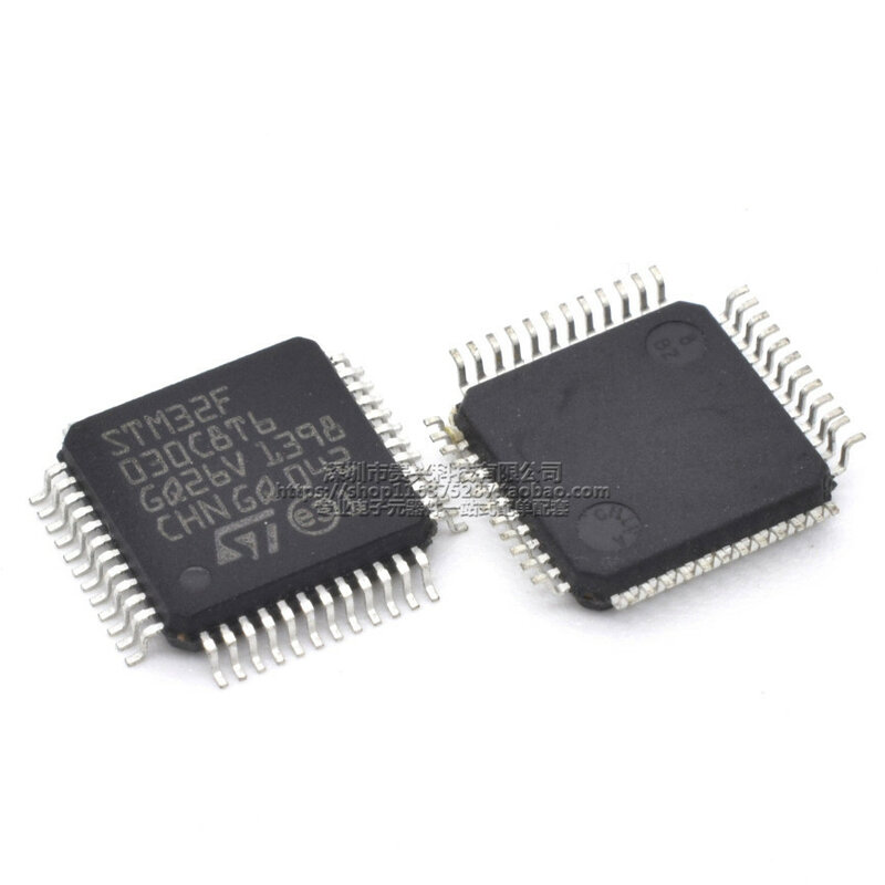 Посылка контроллер STM32F030CBT6 MCU, микроконтроллер, микросхема в упаковке