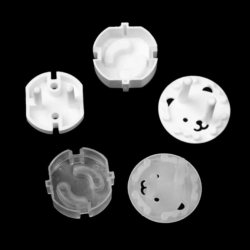 Anti-Electric Protector Cover, Plastic Security Locks, Power Socket Plug, Outlet Guard, European Standard, Electric Protection Proof