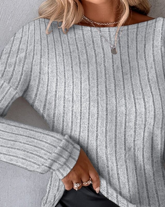 Camiseta acanalada retorcida con espalda descubierta para mujer, blusa Sexy con tirantes de perlas, Top informal a la moda para otoño y primavera, 2023