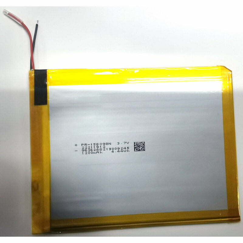 Bateria de substituição do leitor eletrônico Kobo Liba H20 original, novo, PR-158098N, 3.7V, 1200mAh, 1ICP2, 80, 98