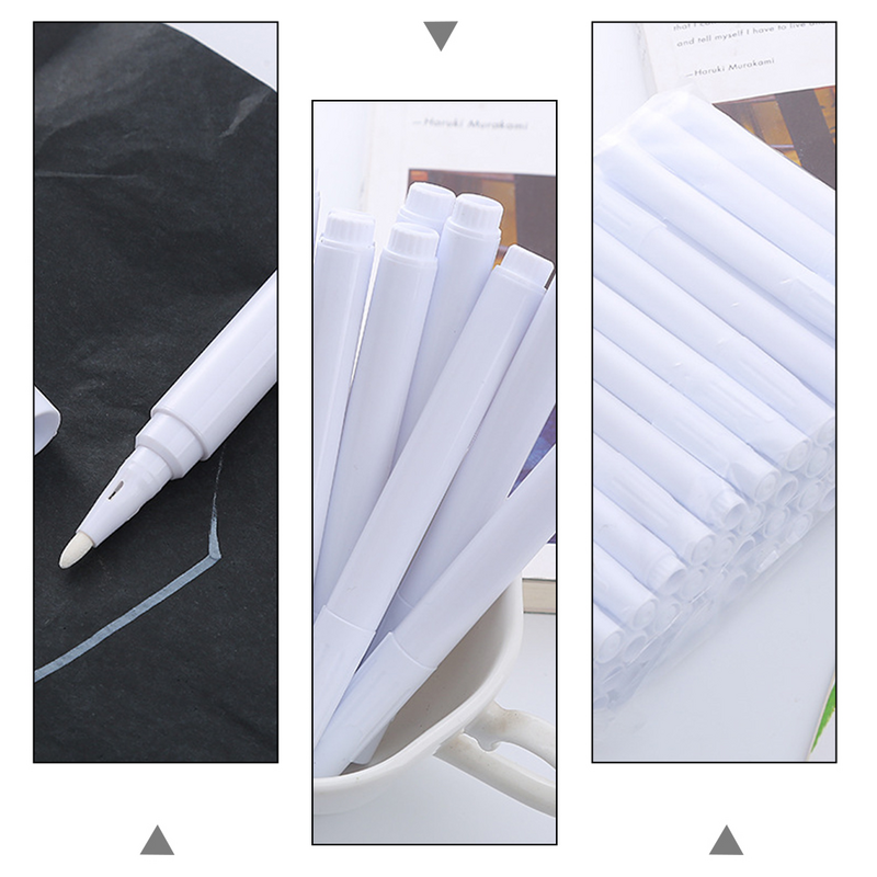 20 pezzi lavagna penna liquida gesso bianco forniture per ufficio pennarello a gesso bianco in plastica