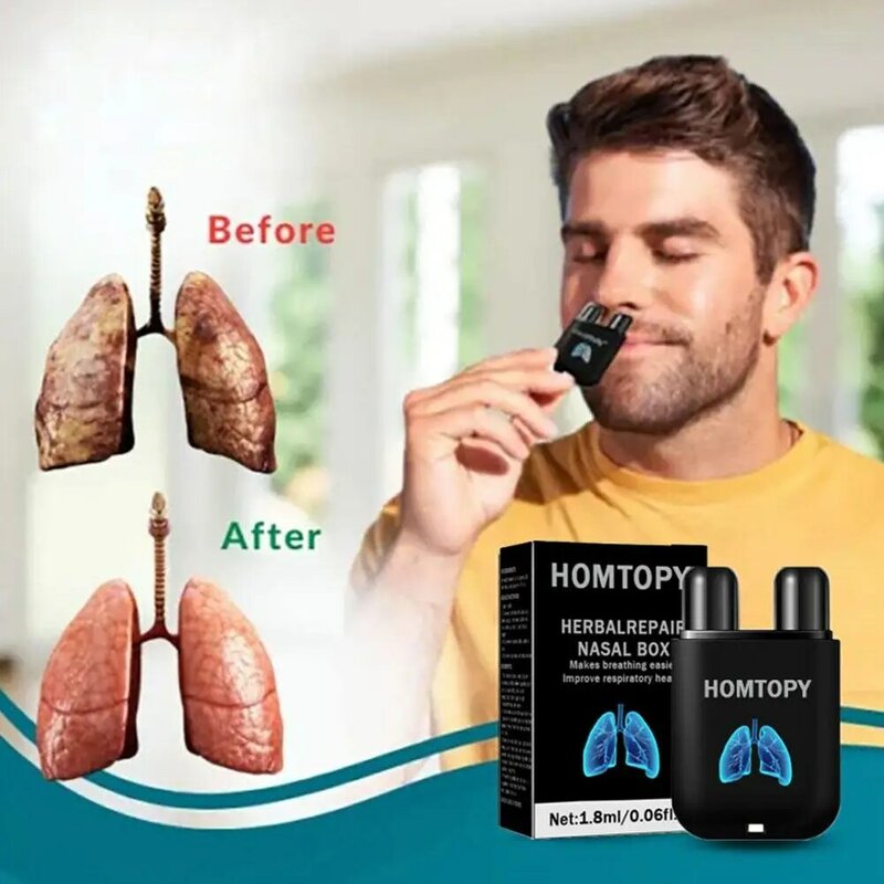 Inhalator do nosa z podwójnym otworem i dyfuzorem do oczyszczania nosa ziołowa naprawa nosa szybka naturalna długotrwała Y2S3