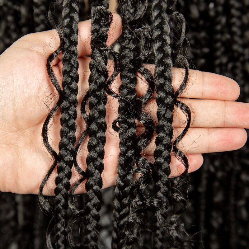KIMA-Perruques tressées en dentelle complète pour femmes noires, perruque africaine, perruque avant en dentelle synthétique avec cheveux de bébé, perruques de cheveux bouclés