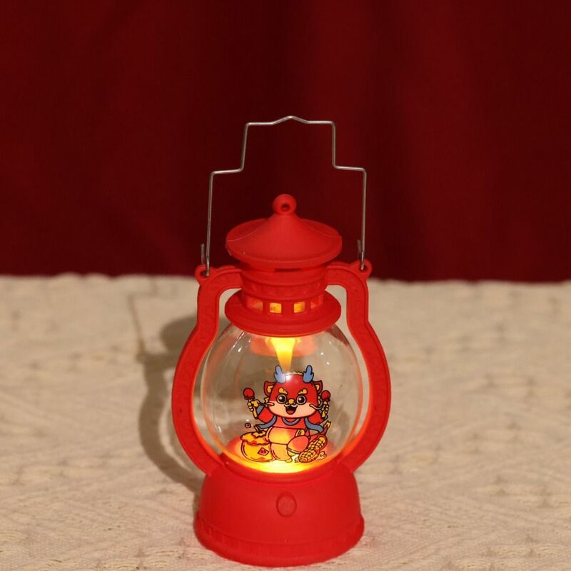 Lampu LED dekorasi Tahun Naga portabel, lampu malam bercahaya LED tahan air multifungsi tahan lama untuk dekorasi Tahun Baru Tiongkok