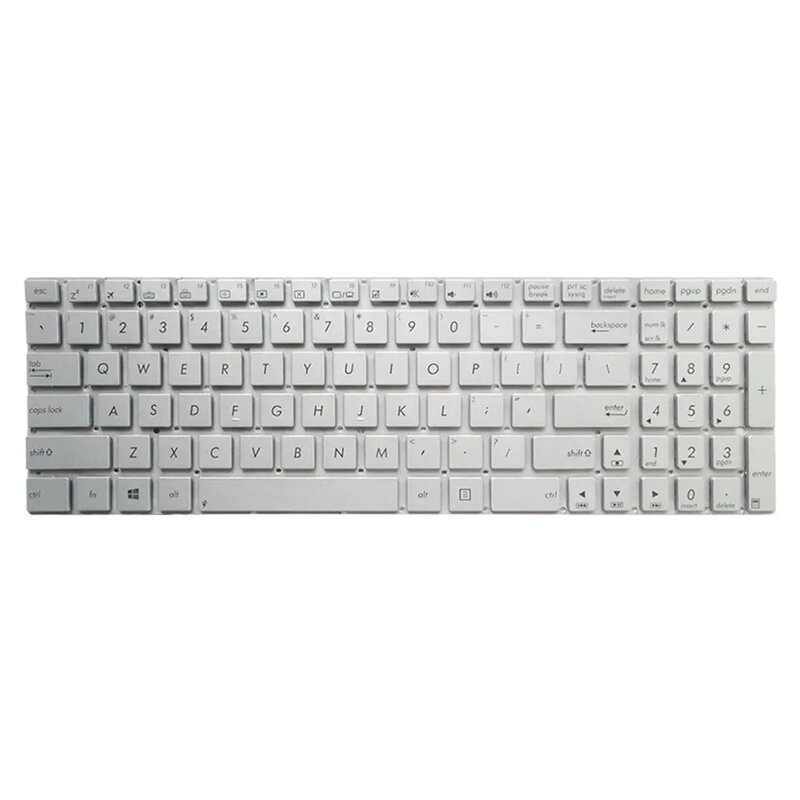 New Laptop Keyboard for N550 N550LF N550JV N750 Silver with US Backlit laptop keyboard