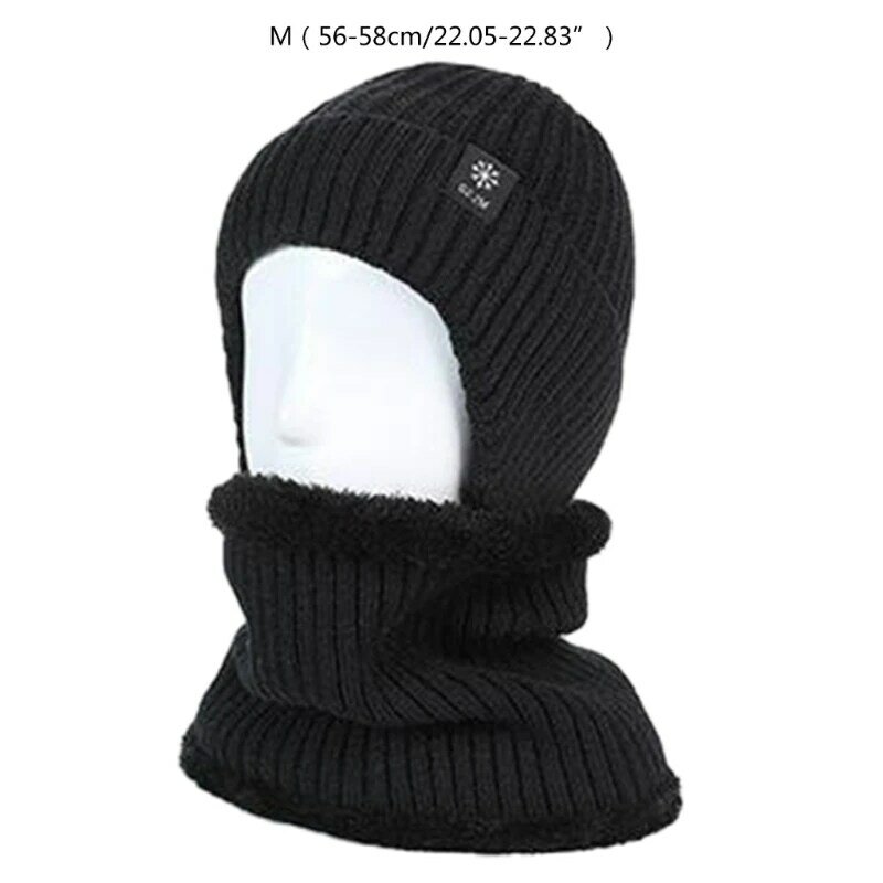 Толстая изолирующая шапка для папы с наушниками для холодной погоды, зимы, теплого снега, спорта D46A