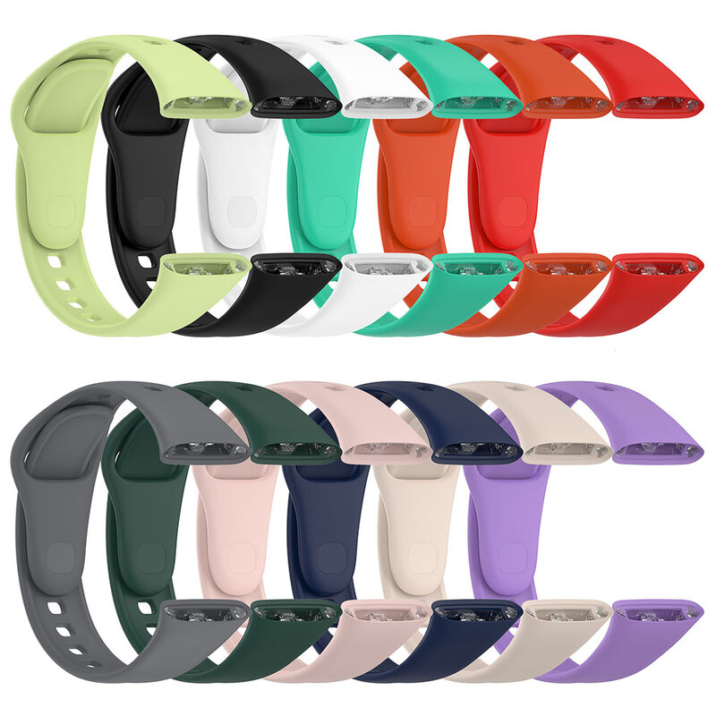 Tali silikon untuk Redmi Watch 3, tali gelang + penutup pelindung