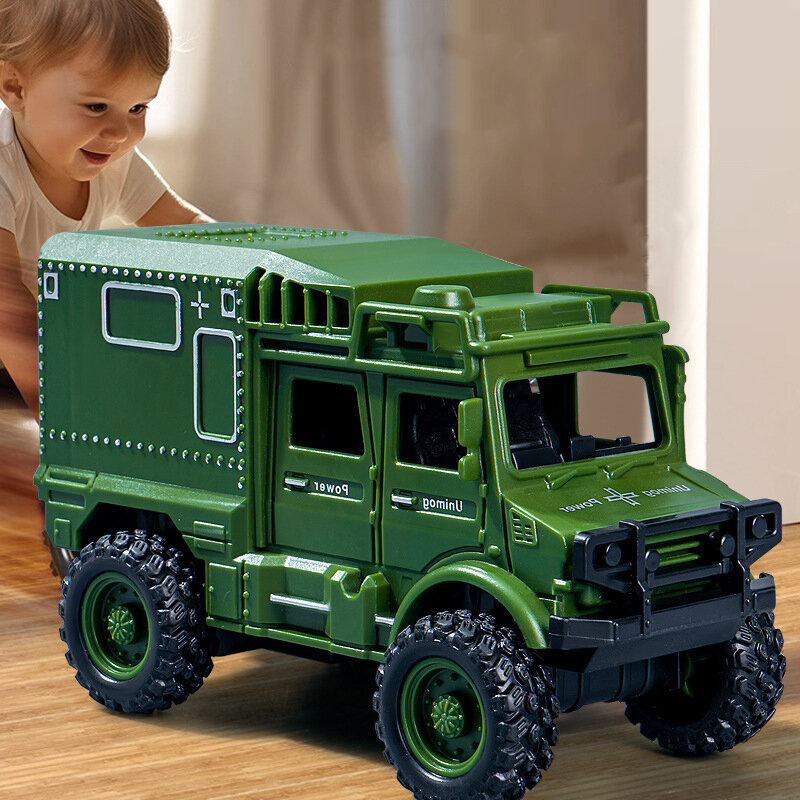 Kinder ziehen Auto Spielzeug Simulation Trägheit Buggy Vintage gepanzerte Auto Modell Türen können am besten Geburtstags geschenke für Jungen geöffnet werden