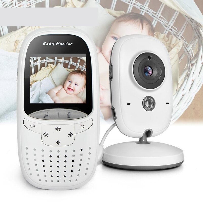 New Baby Monitor VB602 IR Night Vision Temperature Monitor Lullabies Intercom VOX Mode Video Baby Camera Walkie Talkie