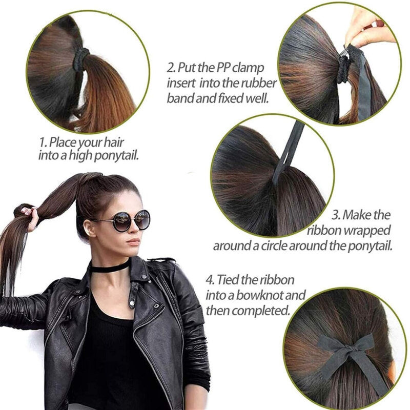 Kunstmatige Paardenstaart Clip In Vlechten Hair Extensions Een Stuk Pruik Bundel Paardenstaart Haren Verlengstuk Voor Vrouwen Dames Meisjes
