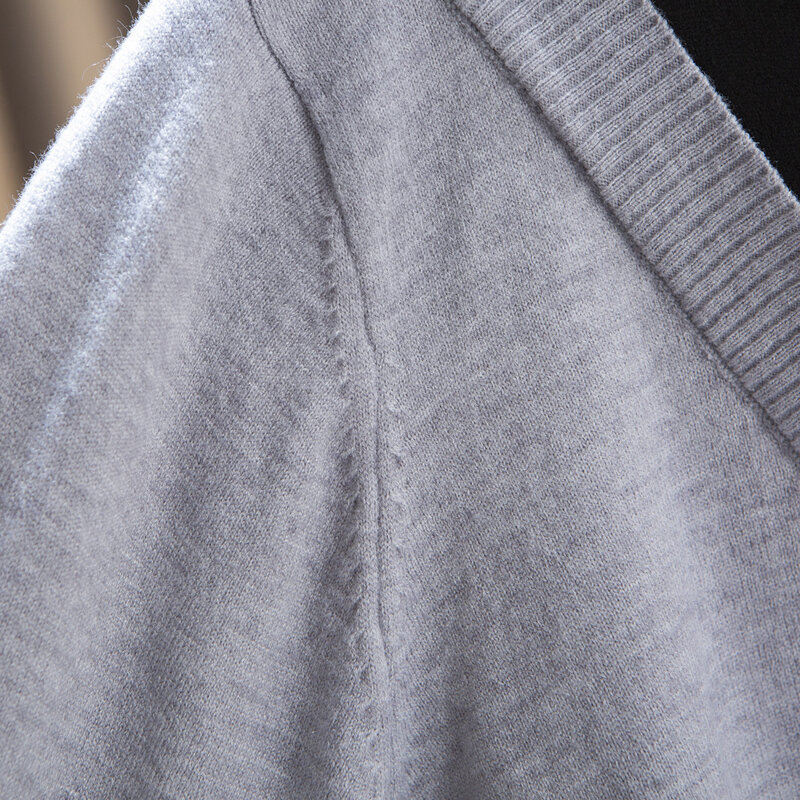Suéteres de talla grande para mujer, ropa informal con capucha falsa, dos piezas, suéteres de punto curvo, A2, otoño e invierno, 2355