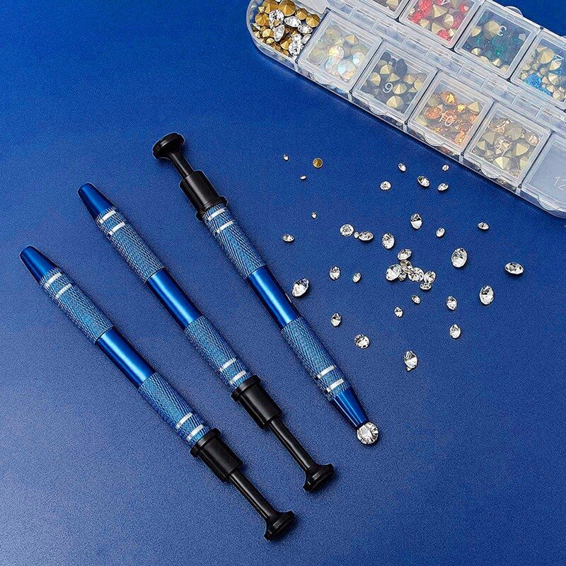 Metal Grabber Pinças para Peças Pequenas, 4 Garra Pick Up Tool, IC Chips, 4 Pcs