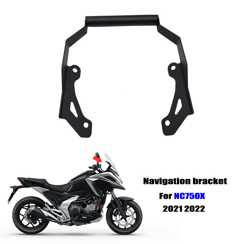 For Honda NC750X NC 750X NC750 X NC 750 X 2021 2022 Motorcycle GPS Phone Navigation Bracket Front Bar Phone Holder Mount Stand