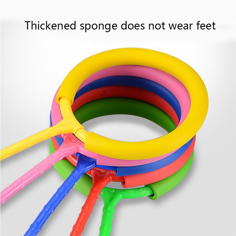 Neue LED Kinder Blinkende Springen Ring Bunte Ankle Überspringen Schaukel Ball eltern-kind-Spiele Spielzeug Geschenk
