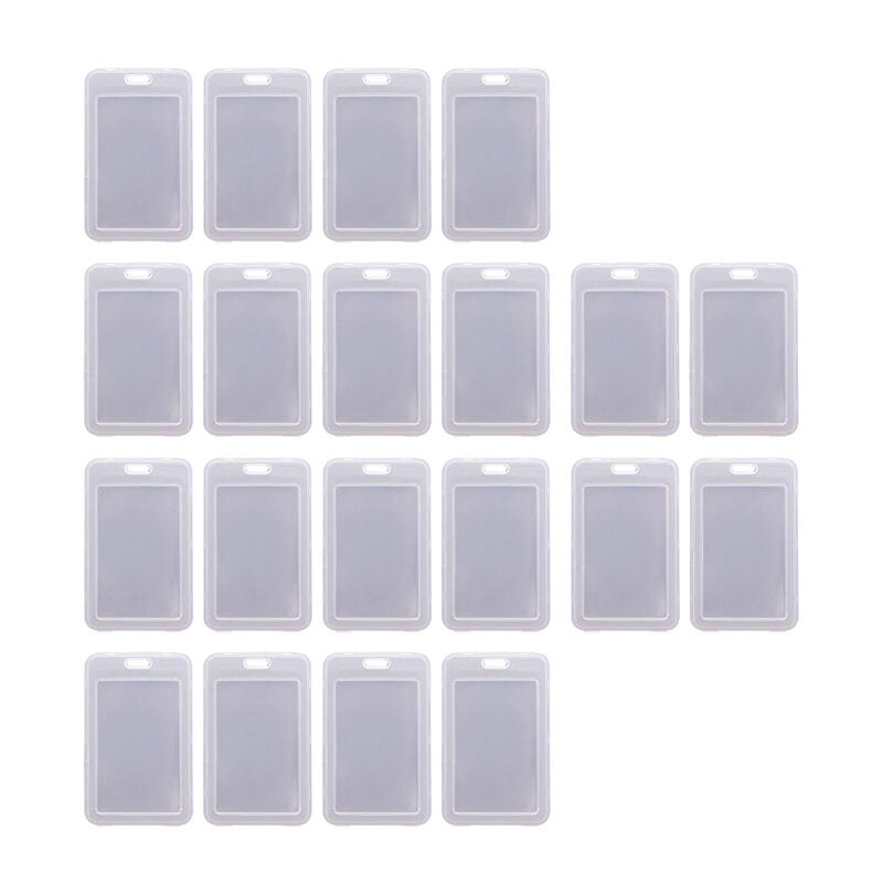 20x Card Holders Clear Identifiers Cards Cases for Business Cards Student
