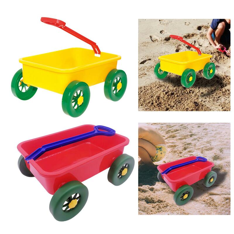 Fai finta di giocare a carro giocattolo estivo carrello giocattolo sabbia per l'estate in spiaggia all'aperto