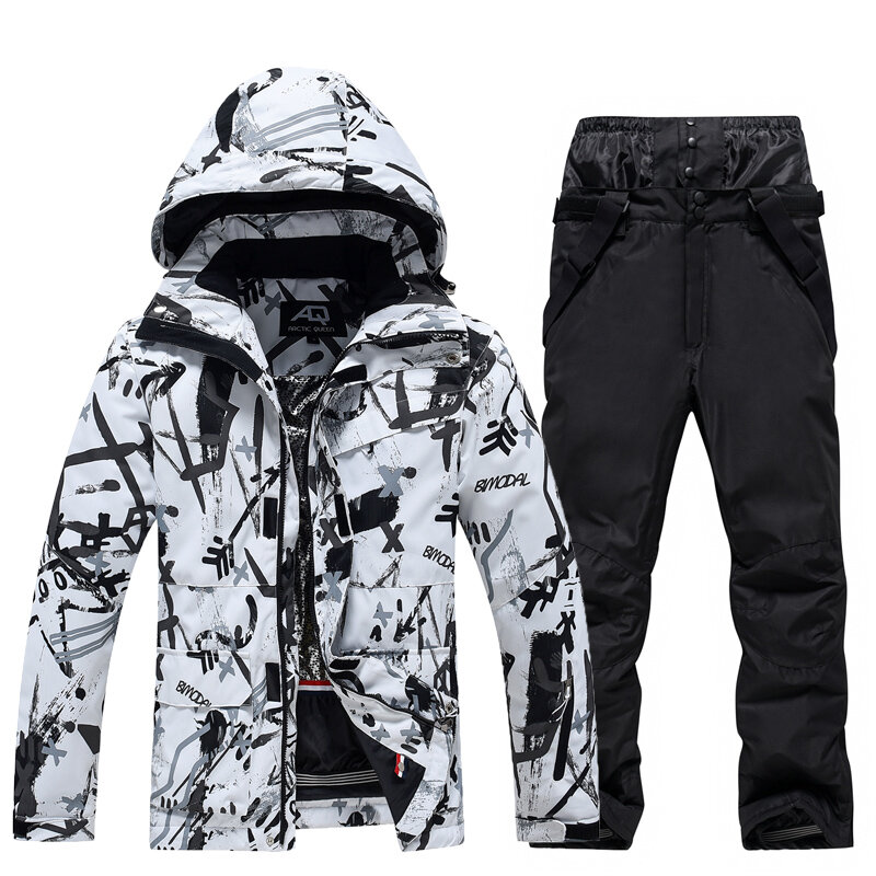 Nieuwe Skipak Mannen Winter Snowsuits Warm Winddicht Waterdichte Outdoor Sport Ski Jassen En Broek Set Skiën Snowboarden Pak