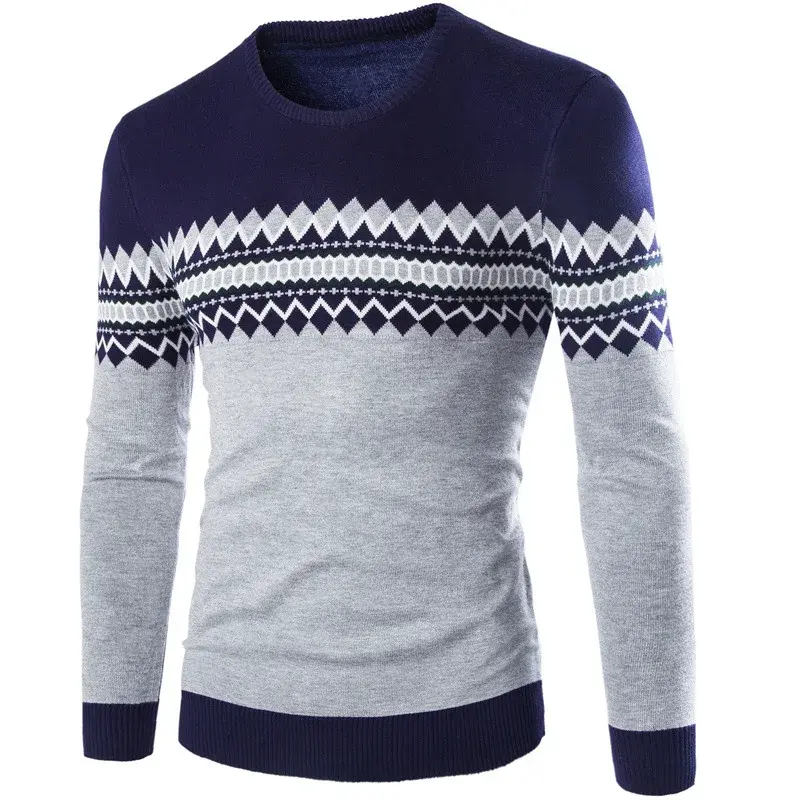 Suéter de cuello redondo para hombre, jersey de Boutique británica, Comercio Exterior, otoño e invierno, nuevo