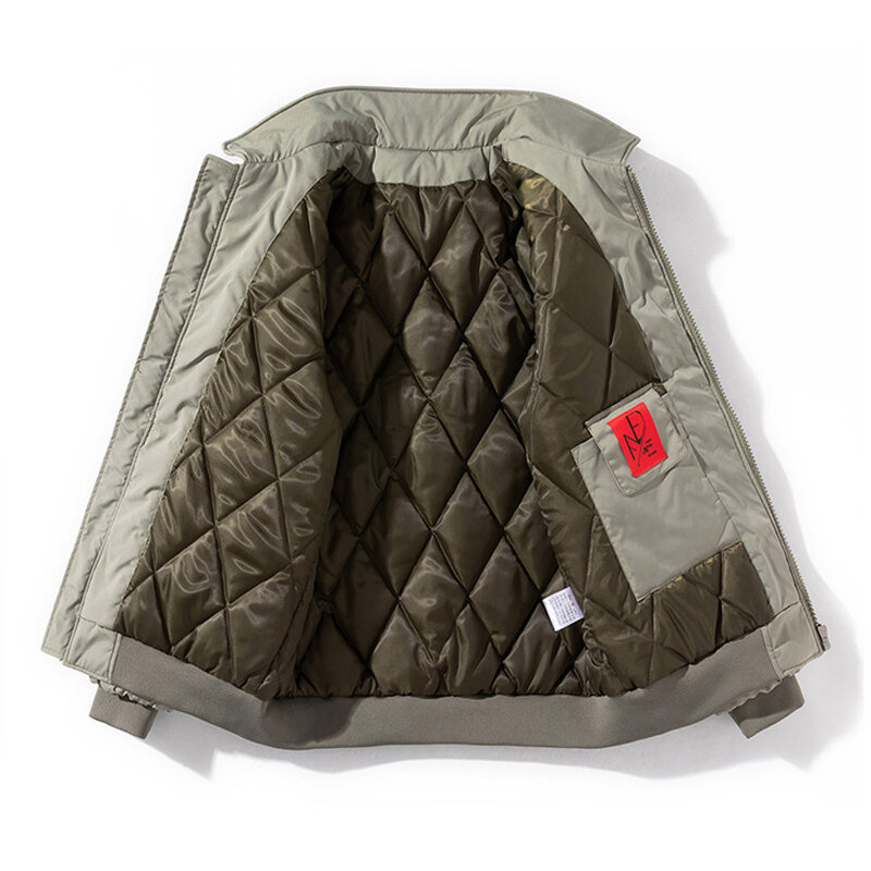 Parka d'hiver en coton épais et chaud pour homme, manteau coupe-vent d'extérieur décontracté, grande taille 3XL