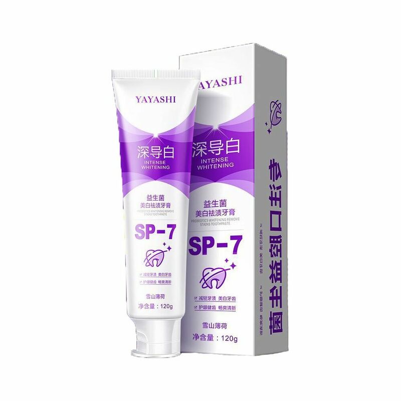 1PC SP-4 Probiotic Toothpaste Brightening Fresh Breath Toothpaste Removal Of Plaque Stains Decay Yellowing Repair Dental Cream