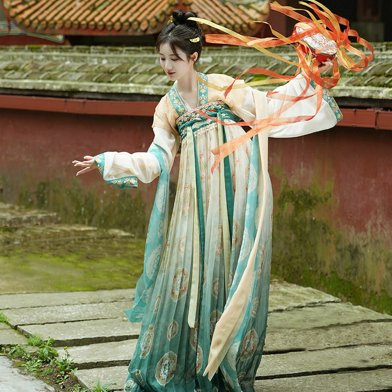 Hanfu Dress Women Ancient Chinese Song Dynasty Hanfu Set Female Cosplay Costume Party Summer Hanfu Dress 3pcs Sets For Women