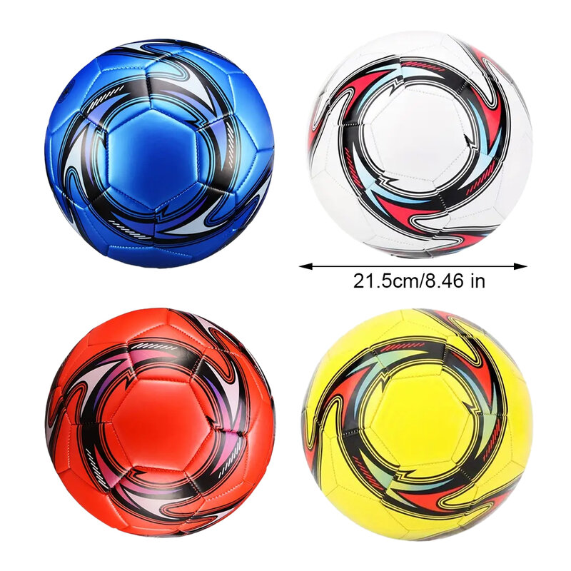 PU Leather Football Ball Children Competition Soccer Balls Waterproof Pressure Proof Size 5 Outdoor Sports Supplies