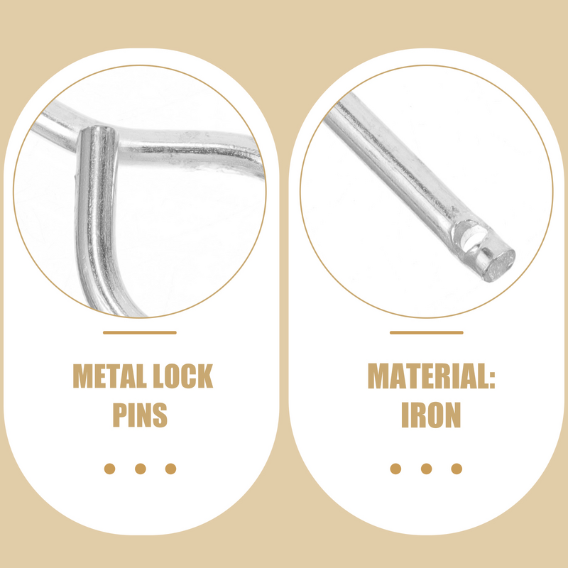 10 Stuks Brandblusser Vergrendeling Metalen Slotpennen Component Veiligheid Voor Pull-Blussers Apparatuur