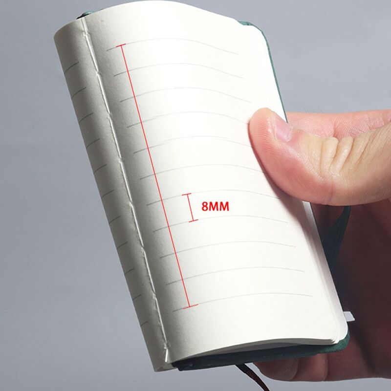 1 buah A7 buku catatan Mini buku catatan saku portabel buku harian perencana Agenda Memo alat tulis kantor sekolah