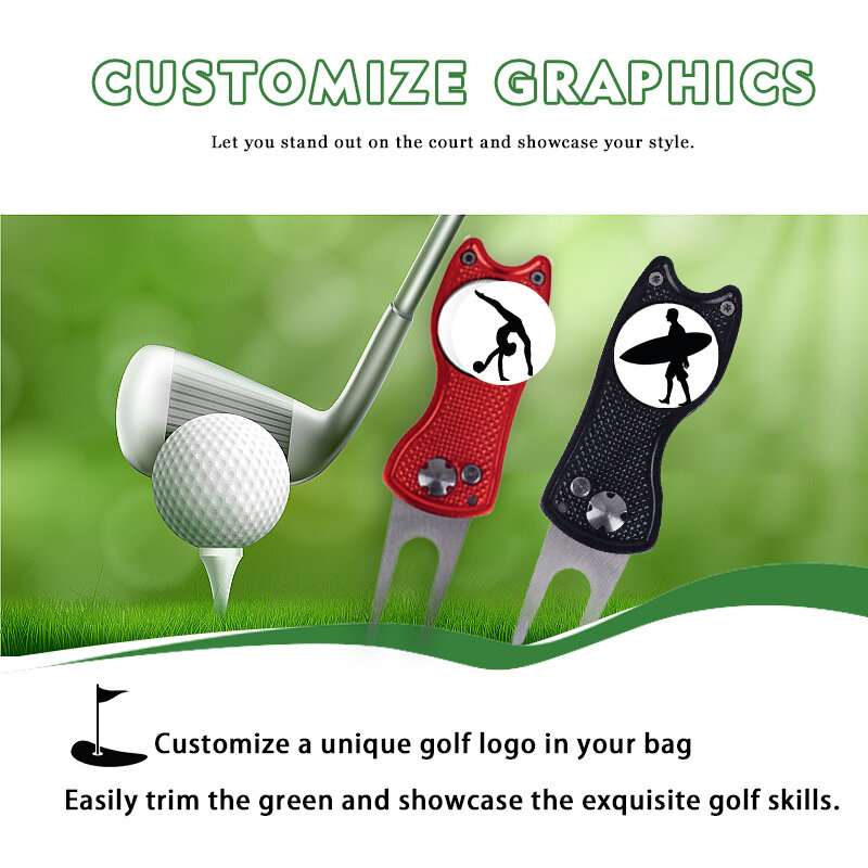 C clip magnético para gorras de golf, accesorios y equipo con marcadores de bolas móviles retro, así como marcadores de bolas personalizables