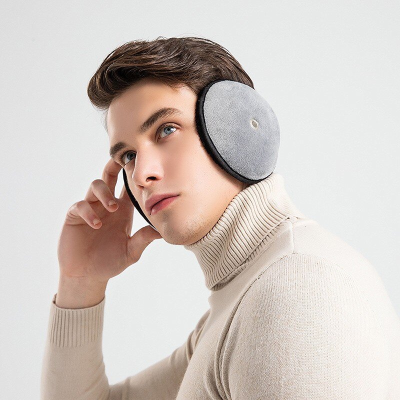 New Winter Plush Earmuffs Men Women Outdoor Cycling Thicken Warmer Ear Protector with Enlarged Sound Holes Fashion Ear Cover