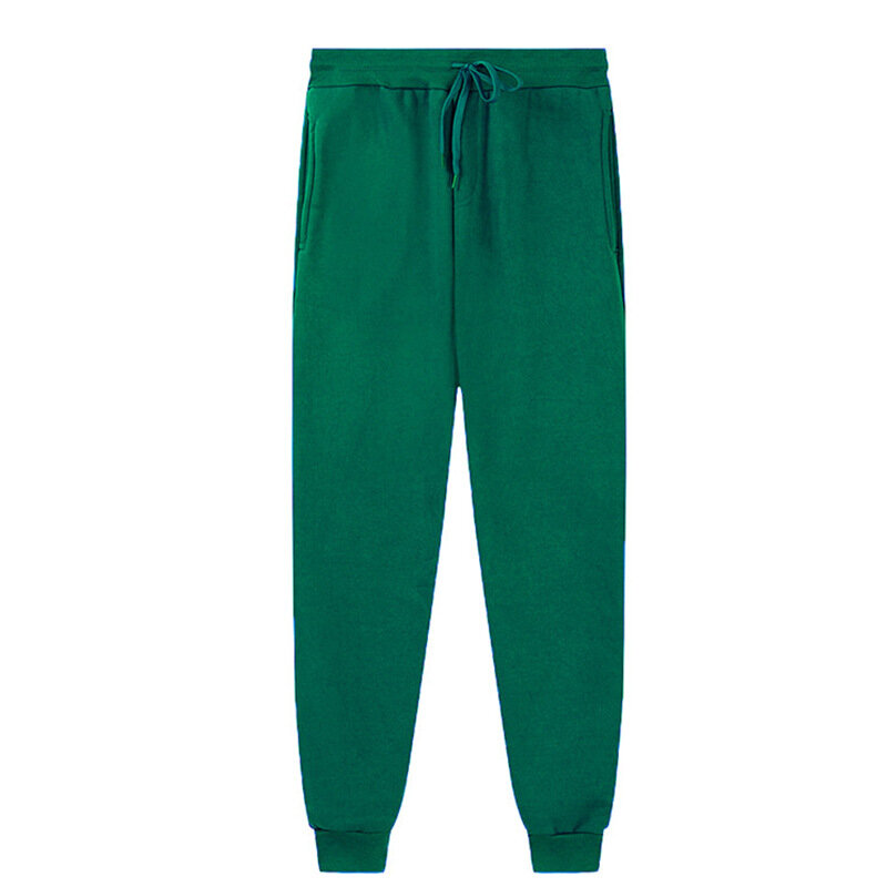 Nova cor sólida esportes casuais calça masculina marca moda hip hop cordão calças de comprimento total magro harajuku jogging calças masculinas