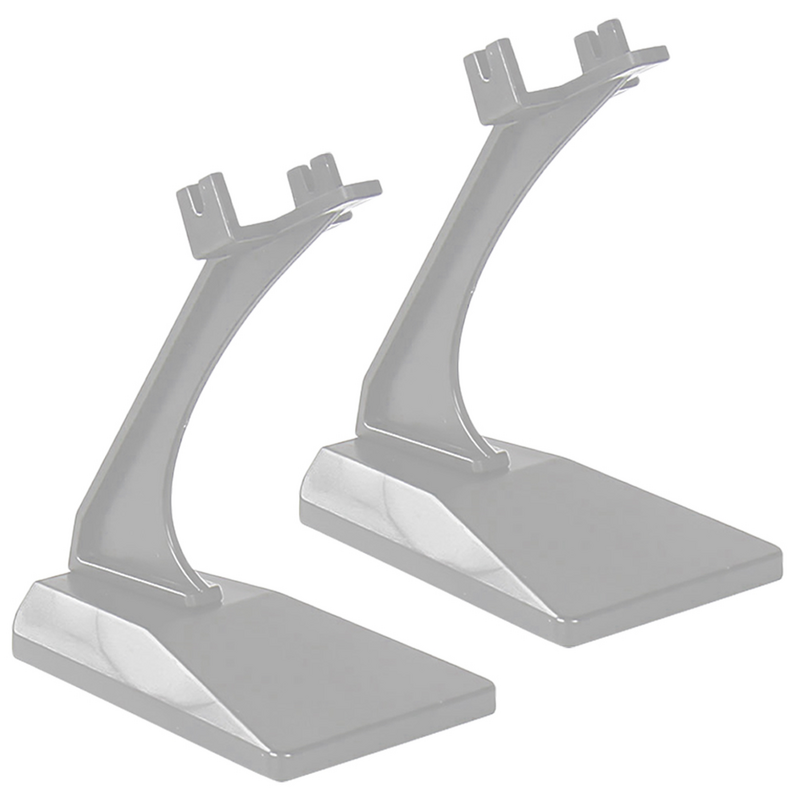2 Pcs Aircraft Model Stand Monitor Desktop Display Airplane Holder Plastic Toy Support