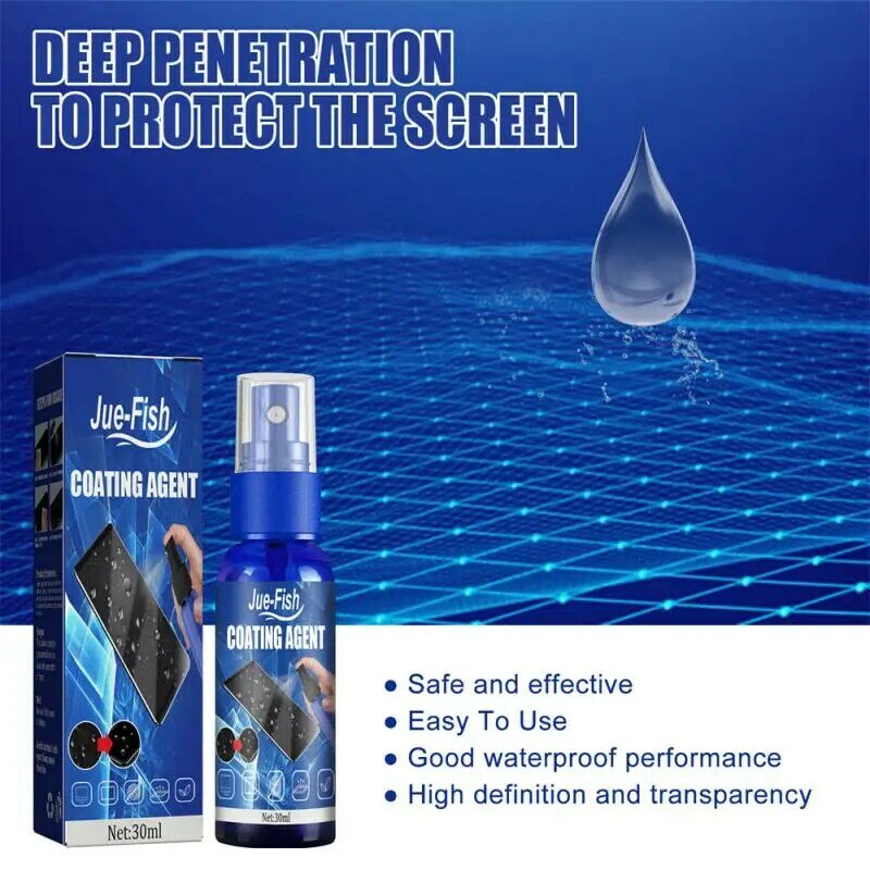 Glass Coating Solution Hydrophobic For Iphone Cleaner Oleophobic Glass Wiper Household Improvements Mobile Phone Screen Cleaner