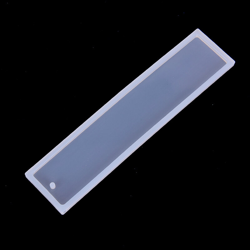 Molde rectangular para hacer marcapáginas, molde de silicona, molde de fundición de resina epoxi de cristal para manualidades hechas a mano, fabricación de joyas