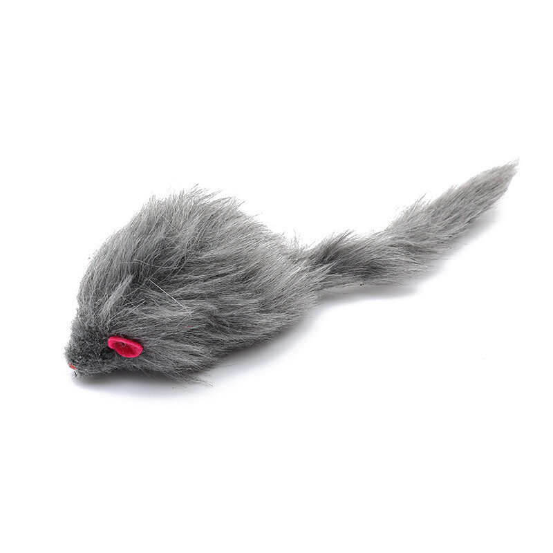 Pelúcia Simulação Mouse brinquedo interativo para gatos, Provocando Pet Catnip, Kitten Gifts Supplies, 10pcs