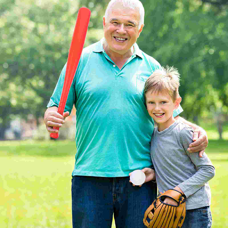 Juguetes de béisbol para niños pequeños, 2 juegos, murciélago hueco, entrenamiento al aire libre, patio de plástico