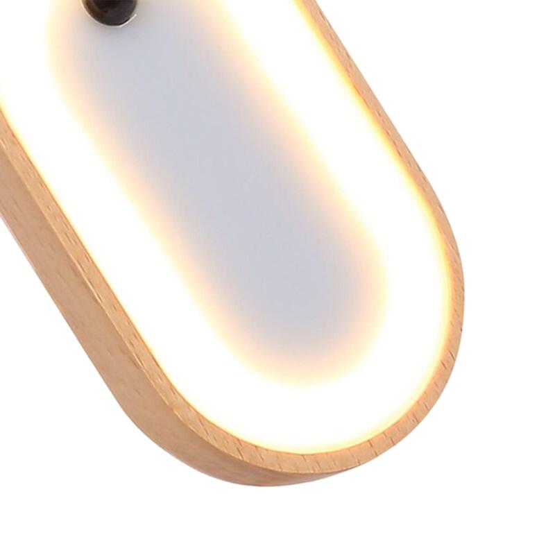 Lámpara de luz nocturna con Sensor de movimiento, carga USB, blanco cálido, accesorios para habitación de niños