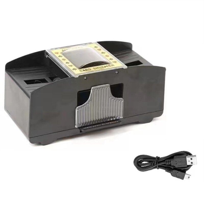 آلة خلط البطاقات الأوتوماتيكية ، ذات الغرض المزدوج ، USB والبطارية