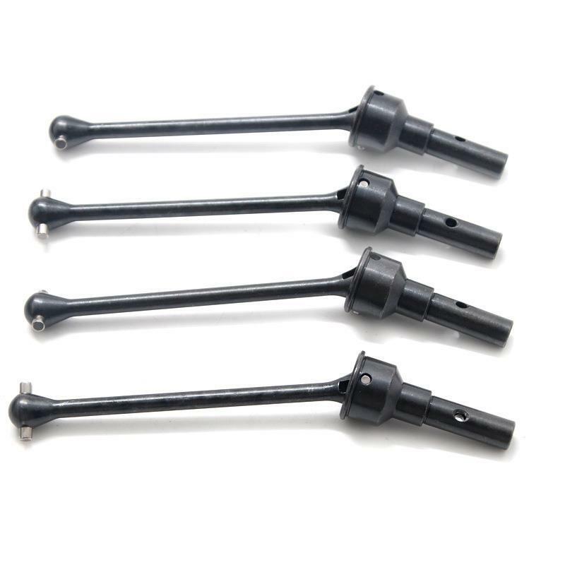 4Pcs/Lot Steel Front And Rear Extended Drive Shaft CVD With Shaft Cup For 1/10 TRX MAXX Widemaxx RC Car Upgrades Parts