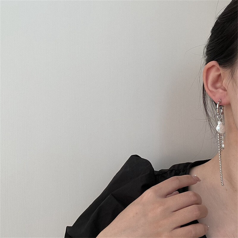 10/30/50 paia di orecchini a spillo in argento 925 Design elegante nappa orecchini essenziali alla moda gioielli più venduti di alta qualità