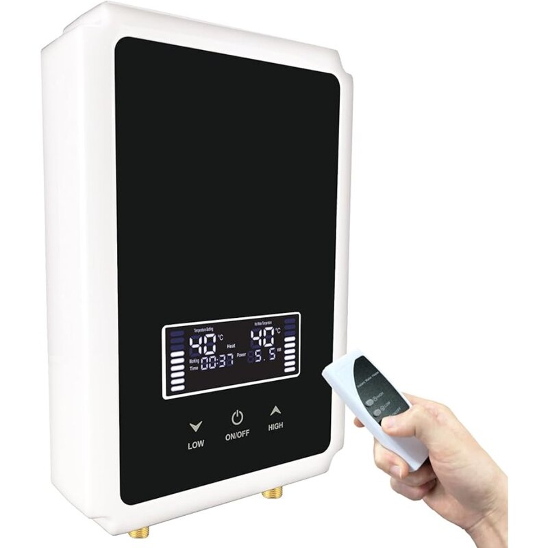 Tankless Water Heater Electric 110v，5.5kw On Demand  Water Heater With Remote Control