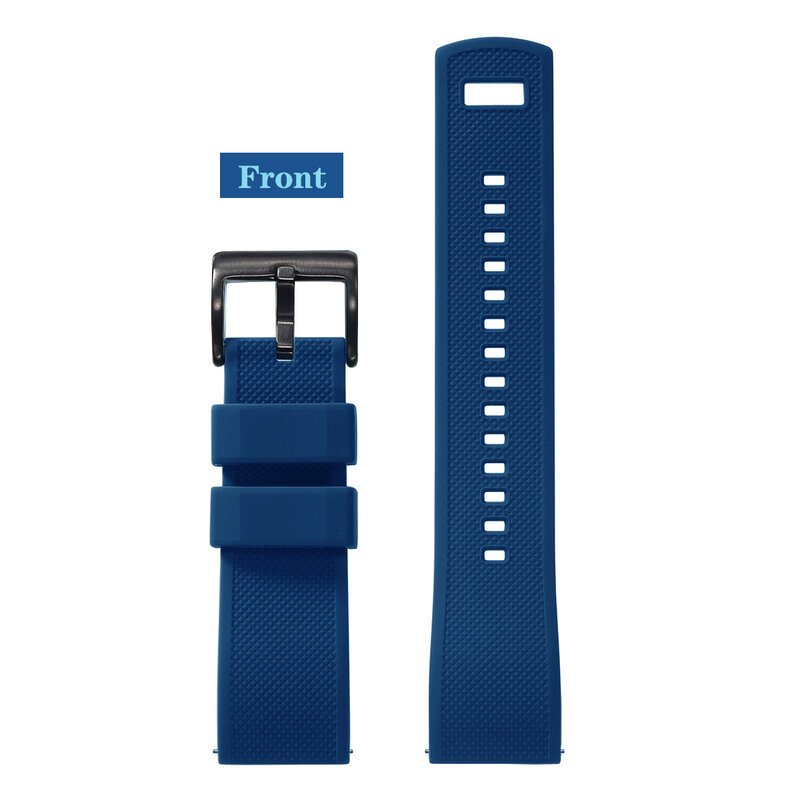 Ремешок силиконовый для наручных часов, быстросъемный резиновый сменный Браслет для Huawei ,Samsung Galaxy, Garmin, 18 мм 20 мм 22 мм