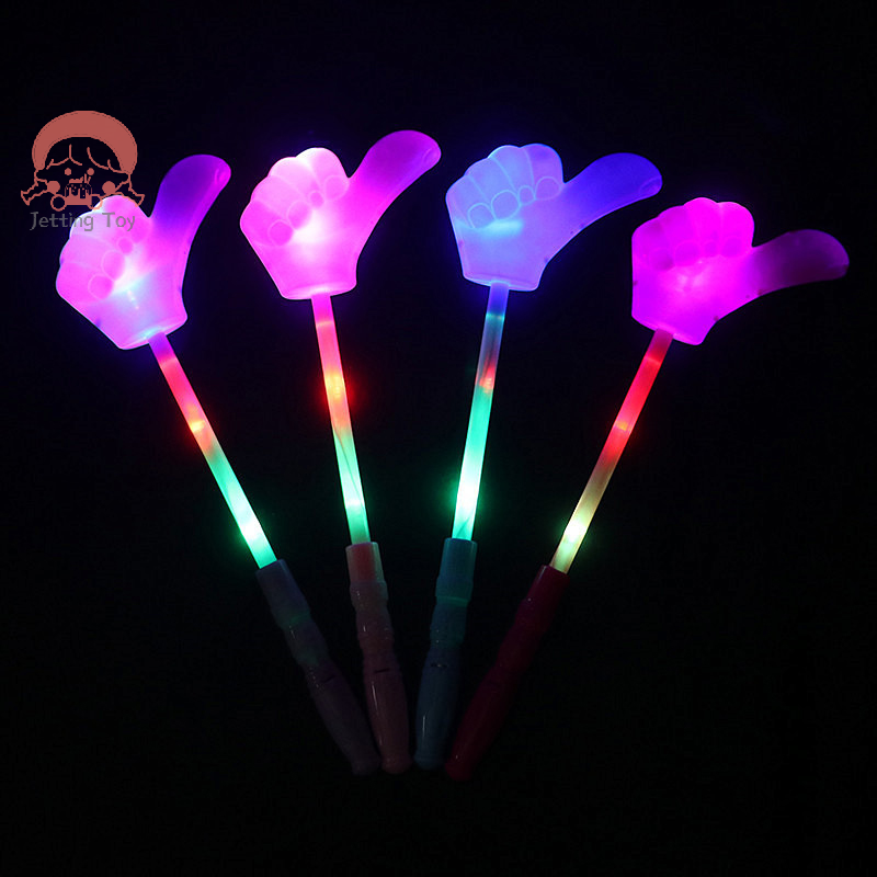 LED Glowing Finger Magic Wand Stick para crianças, Sparkle Toy, Concert Light, Atividade e Jogo Adereços, Headband para criança, 1pc
