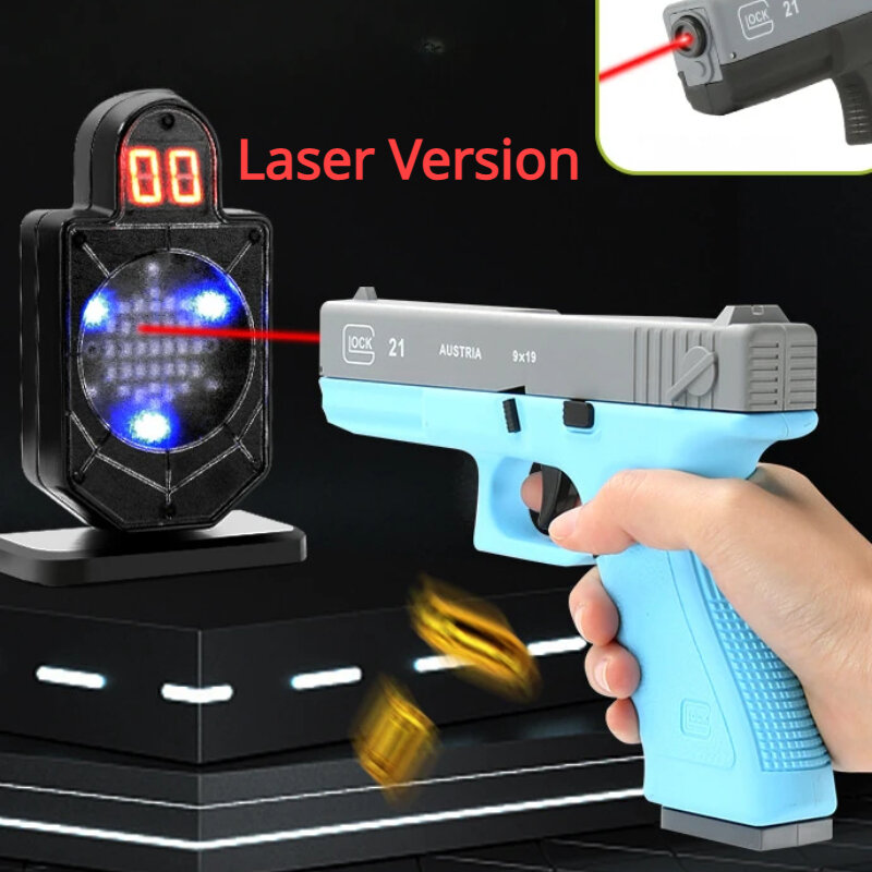 Automatische Shell Ejection G17 Toy Gun Airsoft Laser Versie Pistool Armas Kinderen Cs Schieten Wapens Voor Kinderen Jongens Verjaardagscadeau