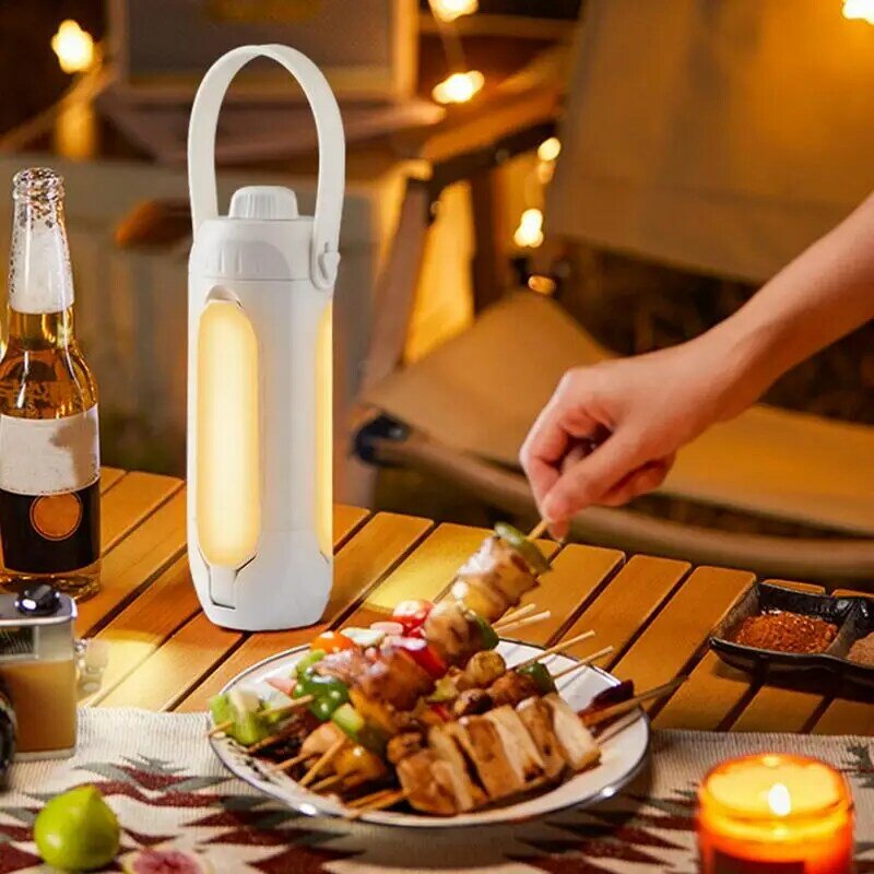 Lanterne LED aste polyvalente, lampe de poche de camping, lumière de camping en plein air, trois