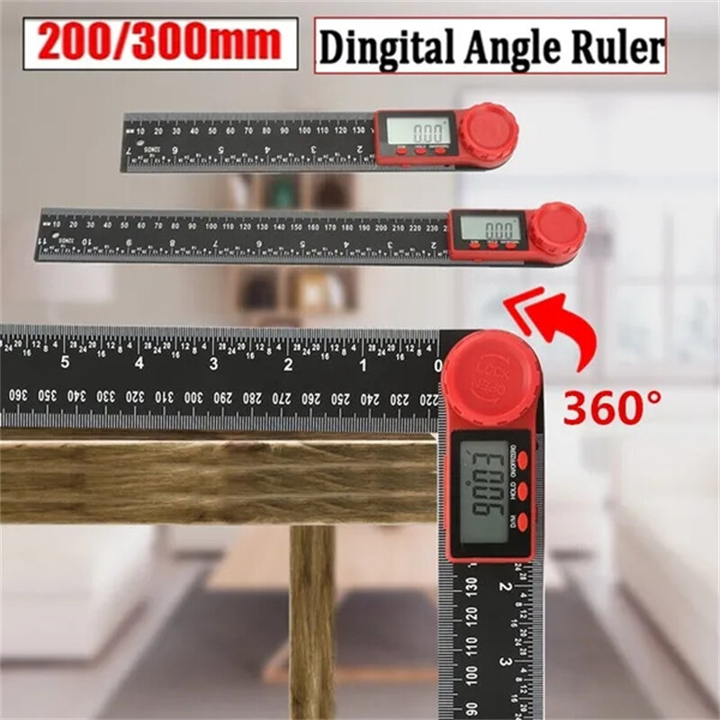 Medidor de ángulo Digital 2 en 1, inclinómetro, regla de ángulo Digital, goniómetro electrónico, transportador, herramienta de medición