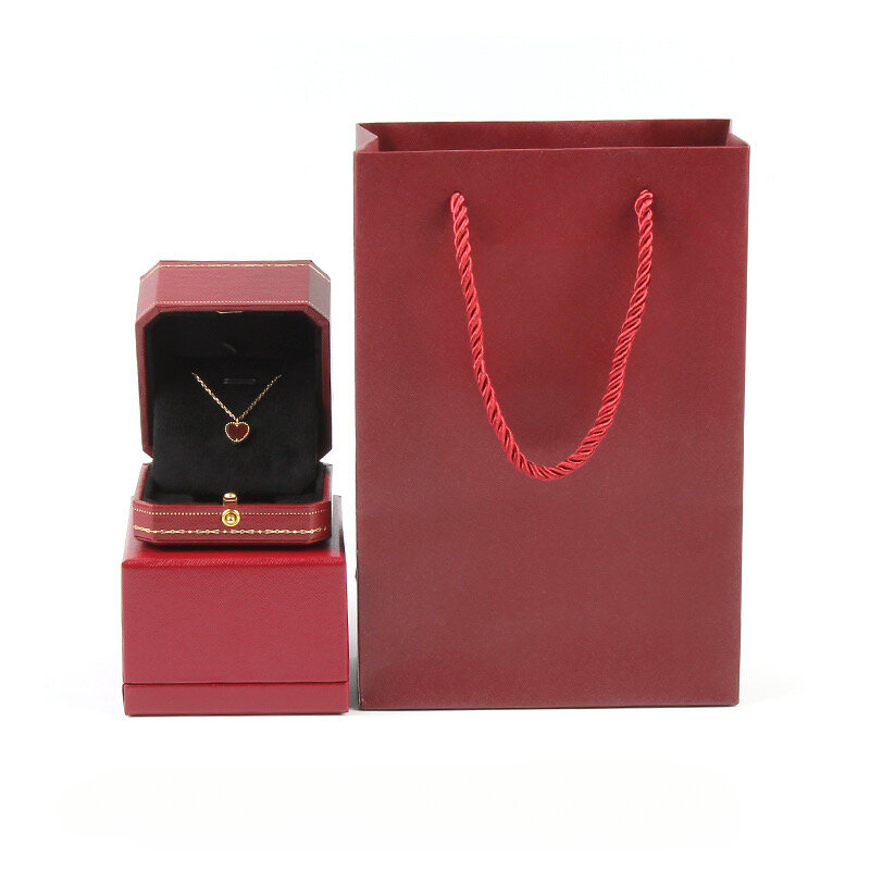 Pacote de presente para exibição de jóias, armazenamento de relógios, anel de veludo, palete, pulseira, colar com lata, livro personalizado