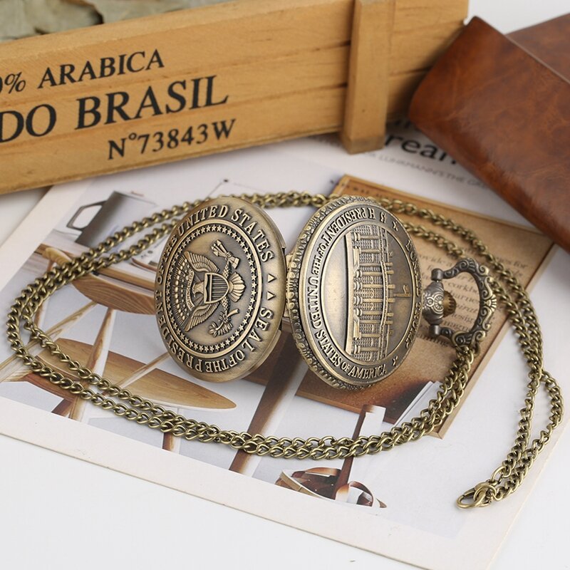 Vintage Classic Design Quartz Pocket Watch Men Fans Souvenir Gifts with 80cm Necklace Chain Best Gift Clock Male Relogio