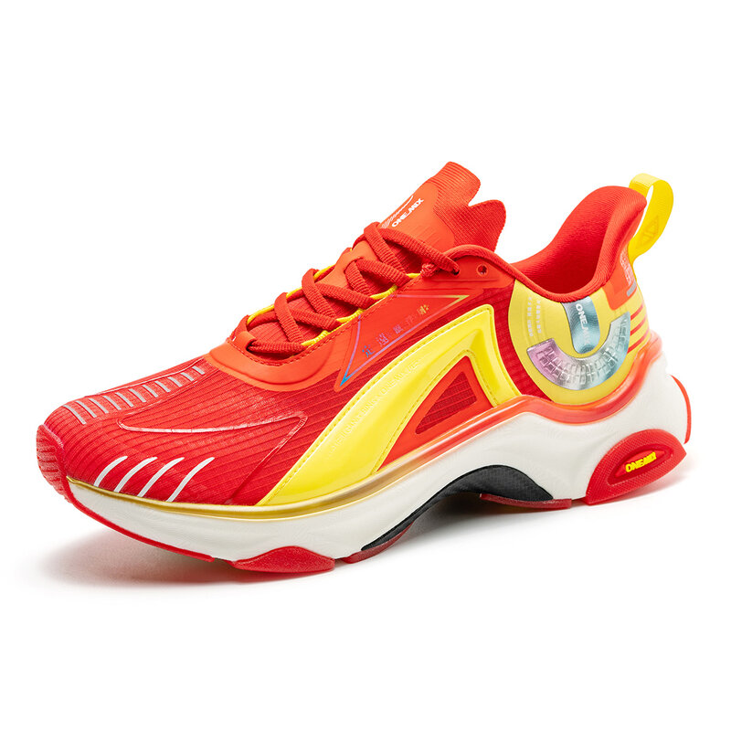 ONEMIX-Zapatillas deportivas para hombre y mujer, zapatos transpirables resistentes al desgaste para caminar, entrenamiento, Fitness, trotar, color rojo, 2023
