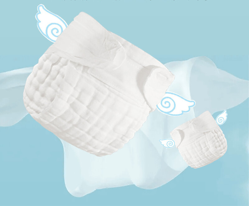 Pañal de gasa de algodón para bebé, 5 piezas, lavable, reutilizable, para recién nacido